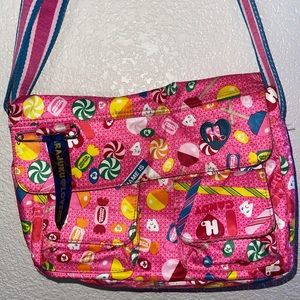 harajuku lovers hot pink candy crossbody bag